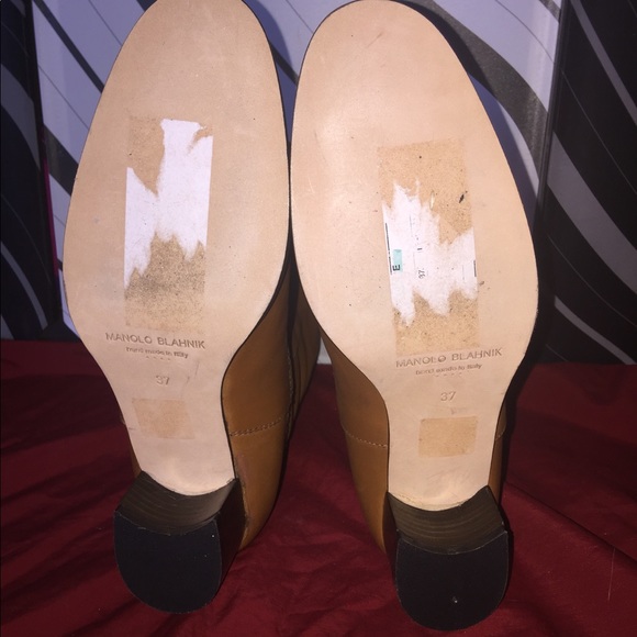 Manolo Blahnik Brown Boots - Picture 5 of 7